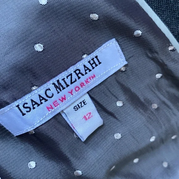 Isaac Mizrahi grey soft sports jacked blazer and vest